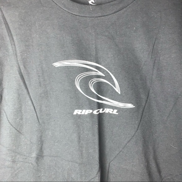 Rip Curl Black T-Shirt NWT - Picture 2 of 6